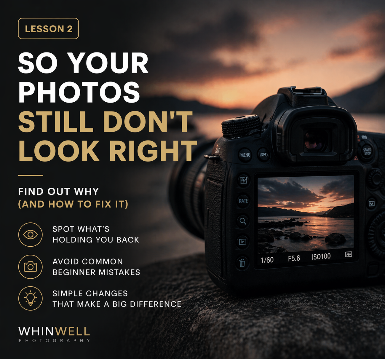 Whinwell Photography Lesson 2/2 Free