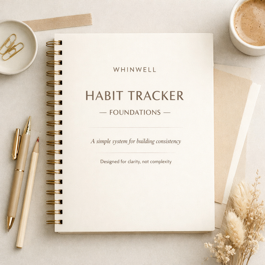 WhinWell Habit Tracker — Foundations